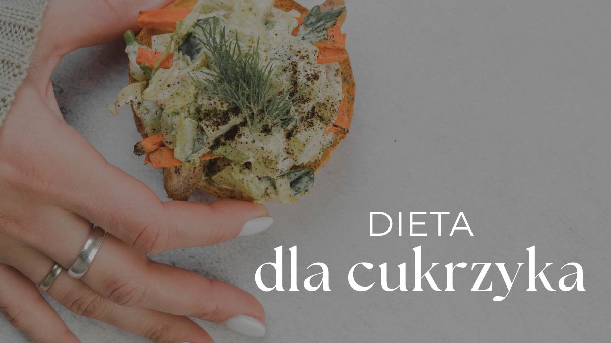 Propozycja posiłku diety dla cukrzyka.